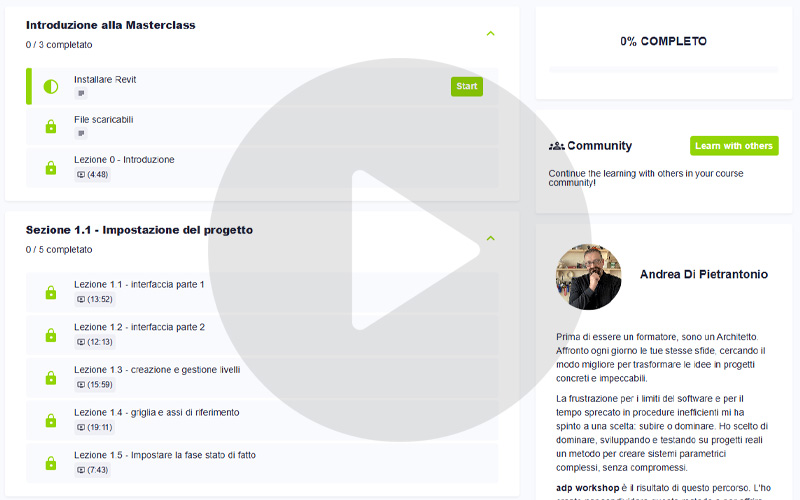 Video lezioni on-demand accessibili 24/7
